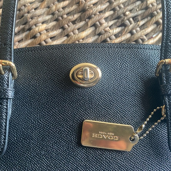 Coach Black Leather Bag - Picture 6 of 8